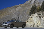Renault M�gane Coup� Cabriolet in the Hautes-Alpes. (98kb)